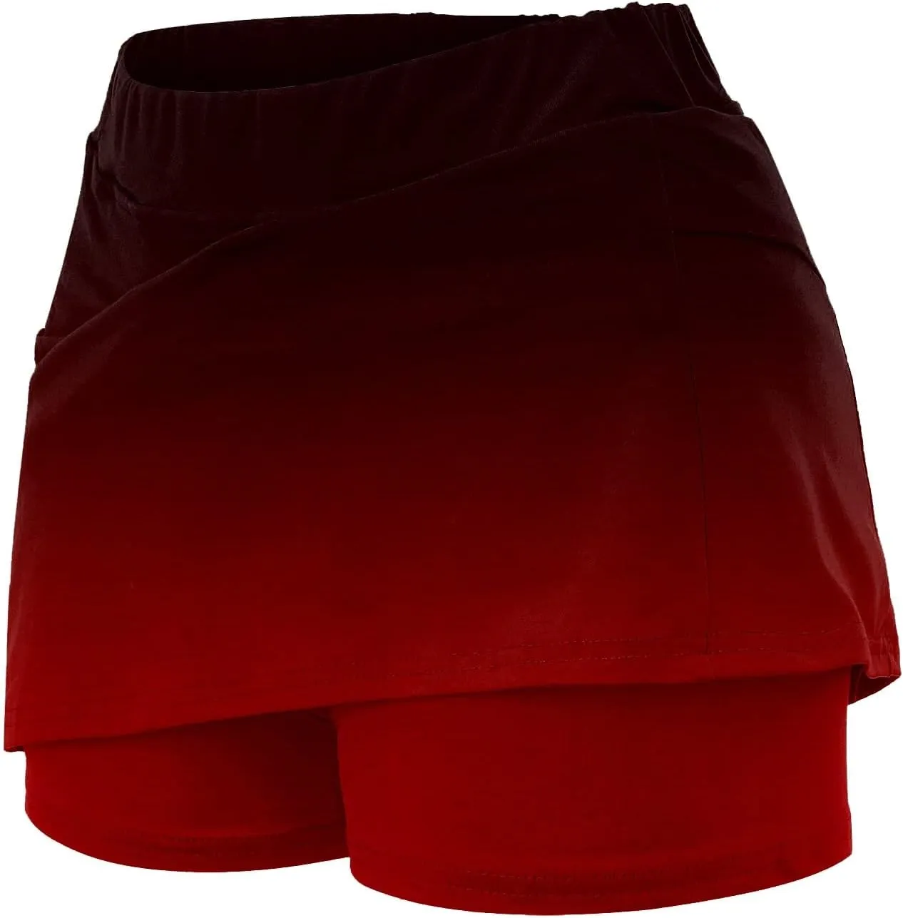 Black Skirt for Women Solid Mid Waist Culottes Short Skirts Skinny Pants High Waisted Tennis Skirt Black Skirt for