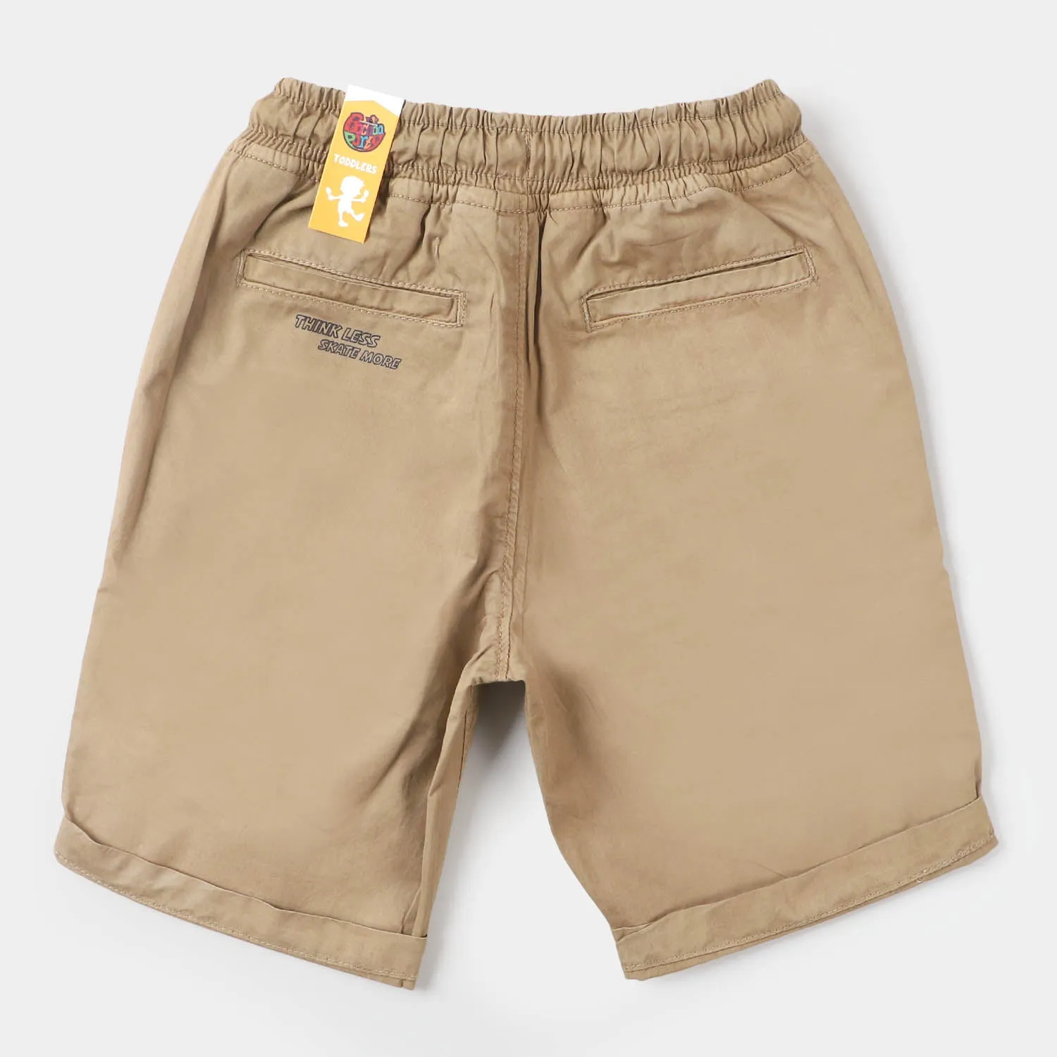 Boys Cotton Short Skate - KHAKI
