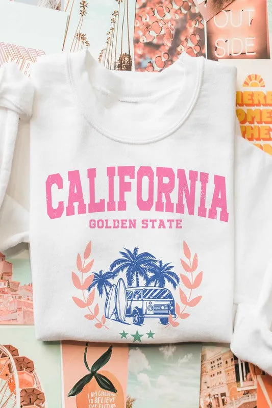 CALIFORNIA GOLDEN STATE GRAPHIC SWEATSHIRT *Online Only*
