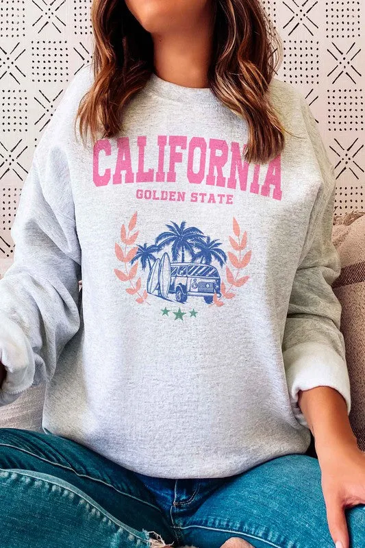CALIFORNIA GOLDEN STATE GRAPHIC SWEATSHIRT *Online Only*