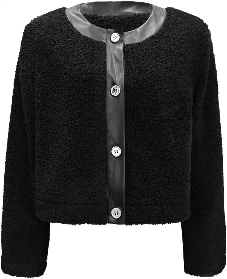 chouyatou Women's Winter Double Breasted Wool Coat Shawl Collar Dressy Midi Long Winter Trench Coat