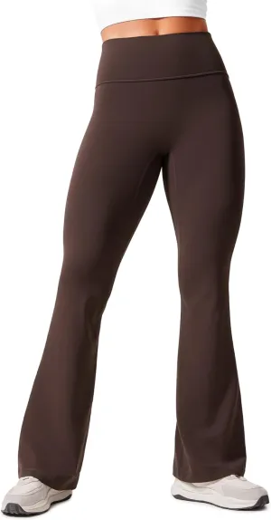 CRZ YOGA Secretsculpt Womens Butterlift Scrunch Butt Flare Leggings 31" - No Front Seam High Waist Bootcut Yoga Pants Booty