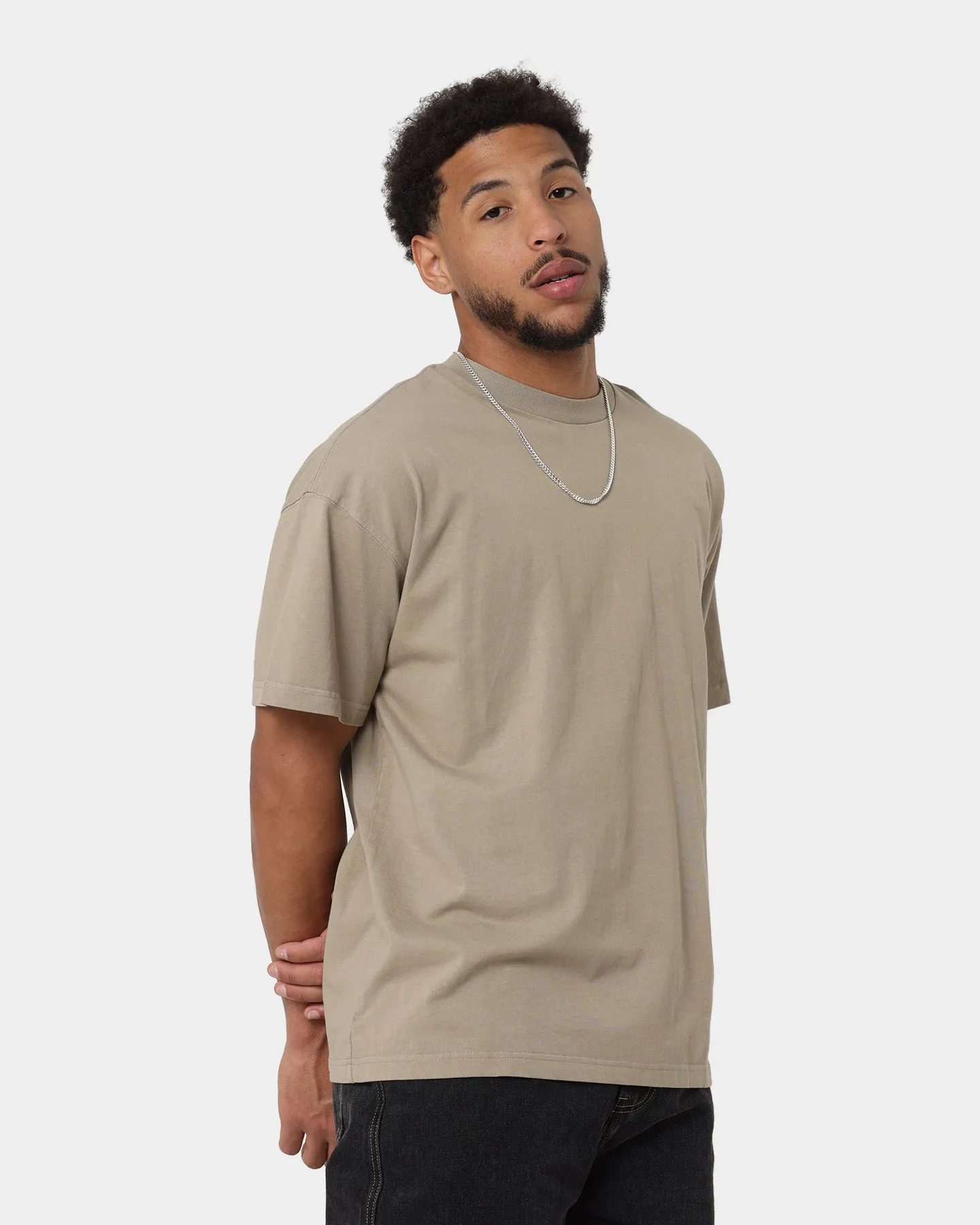 Dickies 330 Drop Shoulder Box Fit T-Shirt Khaki