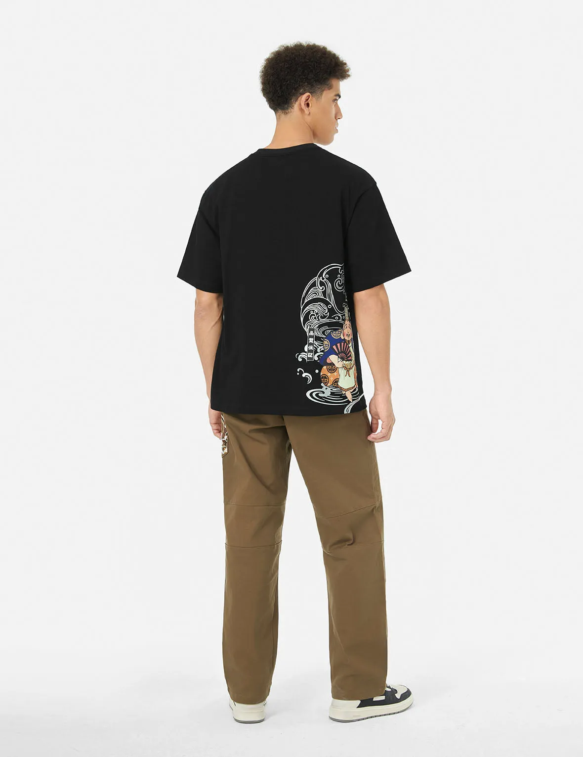 Ebisu Print Relax Fit T-Shirt