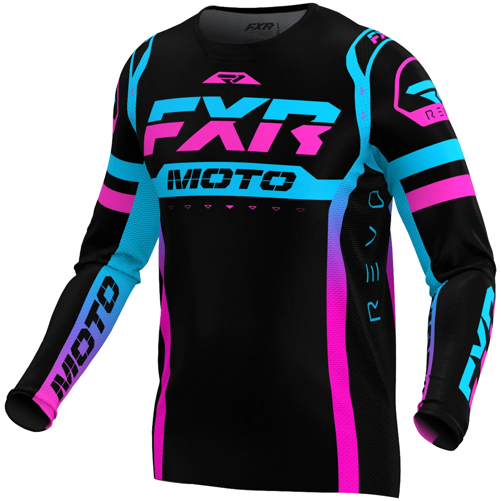 FXR Youth Revo Pro MX LE Offroad Jersey Nightclub Black
