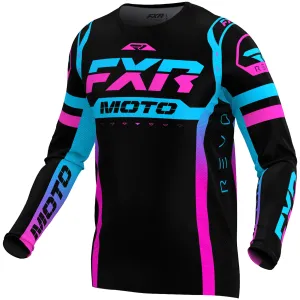 FXR Youth Revo Pro MX LE Offroad Jersey Nightclub Black