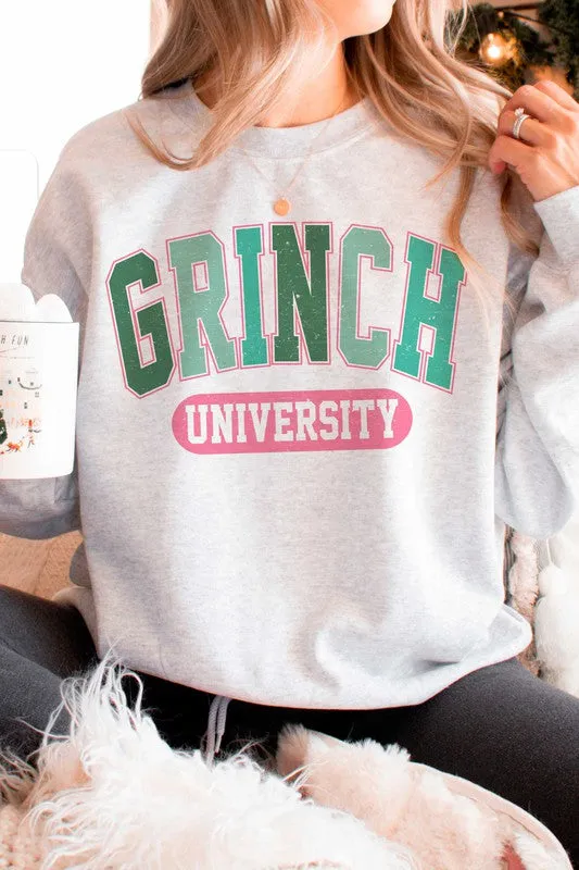 GRINCH UNIVERSITY Graphic Sweatshirt