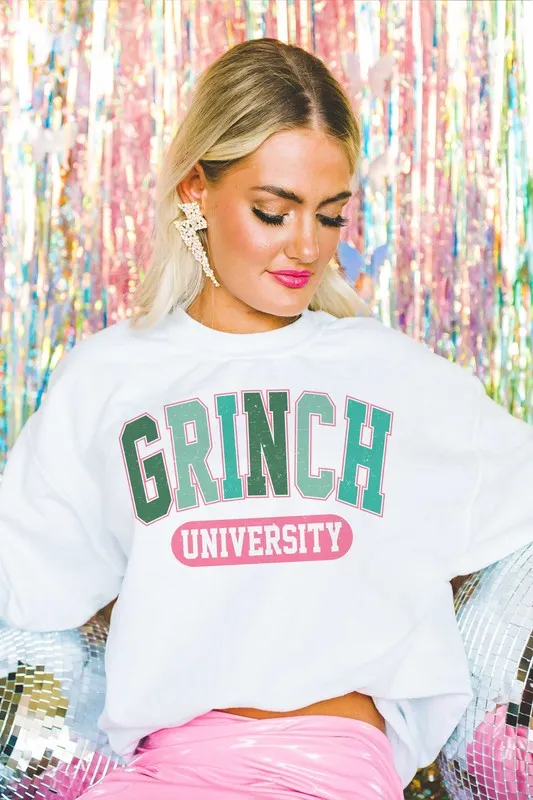 GRINCH UNIVERSITY Graphic Sweatshirt