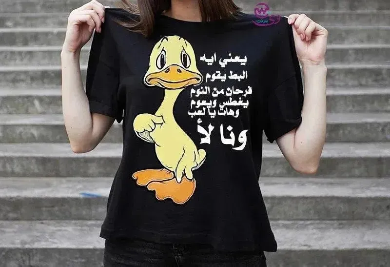 Half sleeve T-shirt -Comic-C