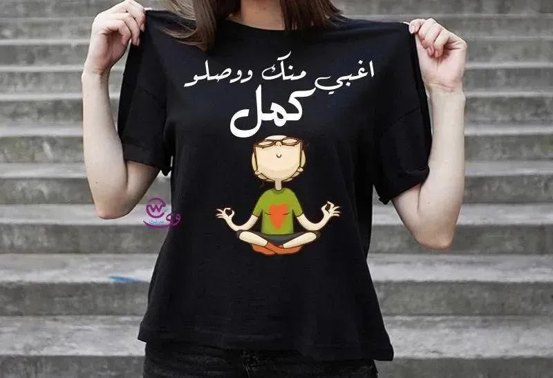 Half sleeve T-shirt -Comic-C