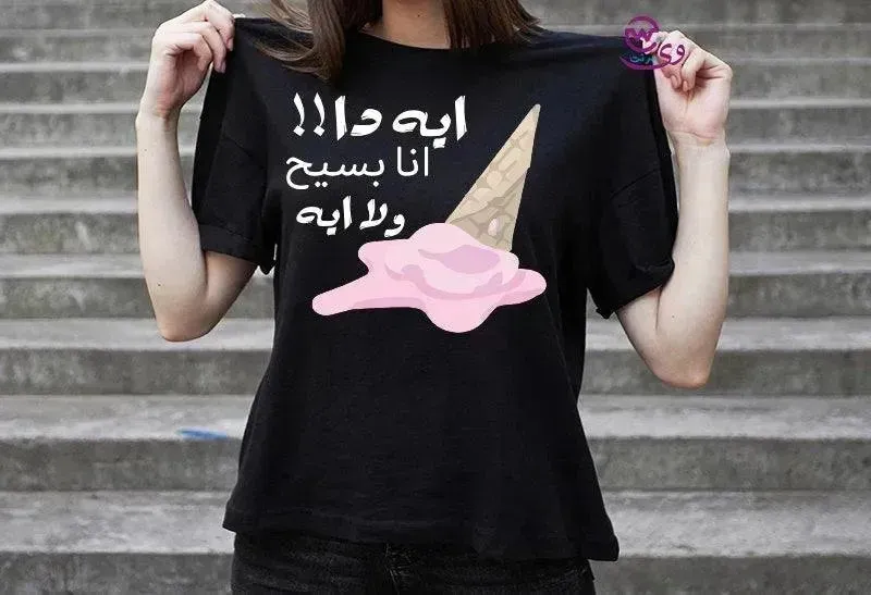 Half sleeve T-shirt -Comic-C