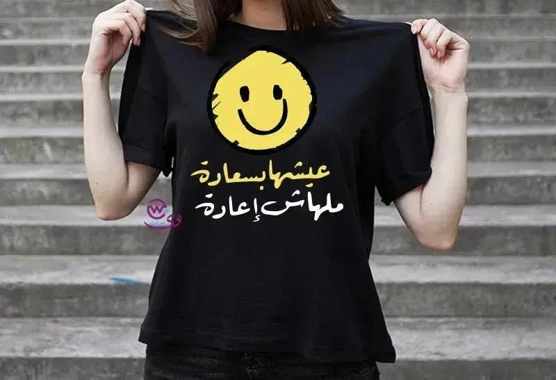 Half sleeve T-shirt -Comic-C