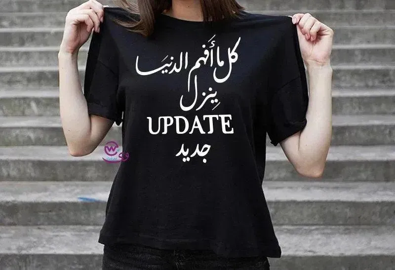 Half sleeve T-shirt -Comic-C