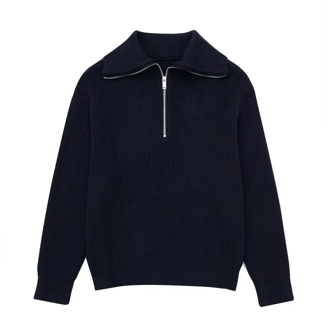 Holly Quarter Zip Sweater