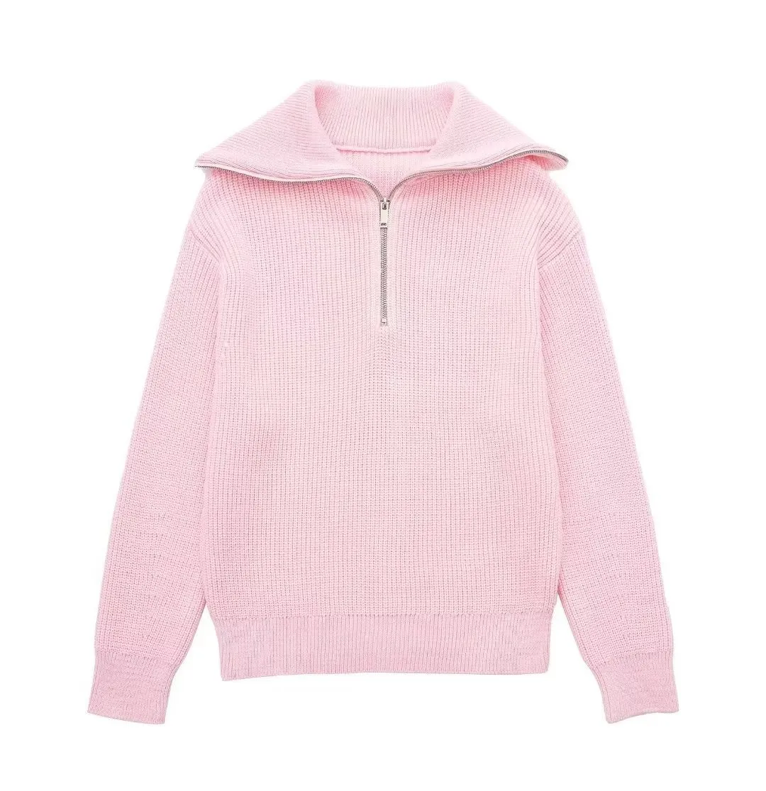 Holly Quarter Zip Sweater