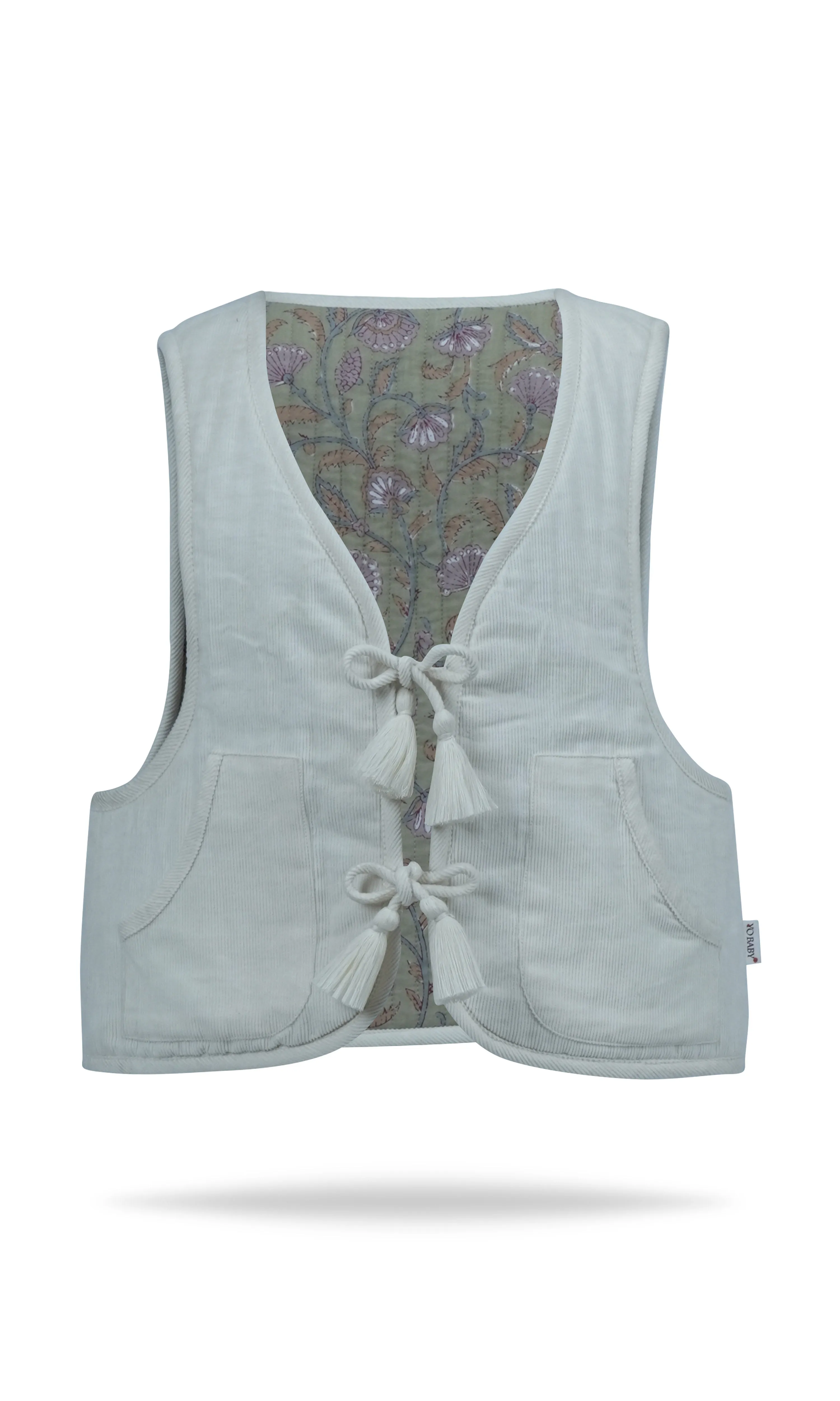 Jane Reversible Quilted Jacket : OFF-WHITE : Infant : Toddler : Tween