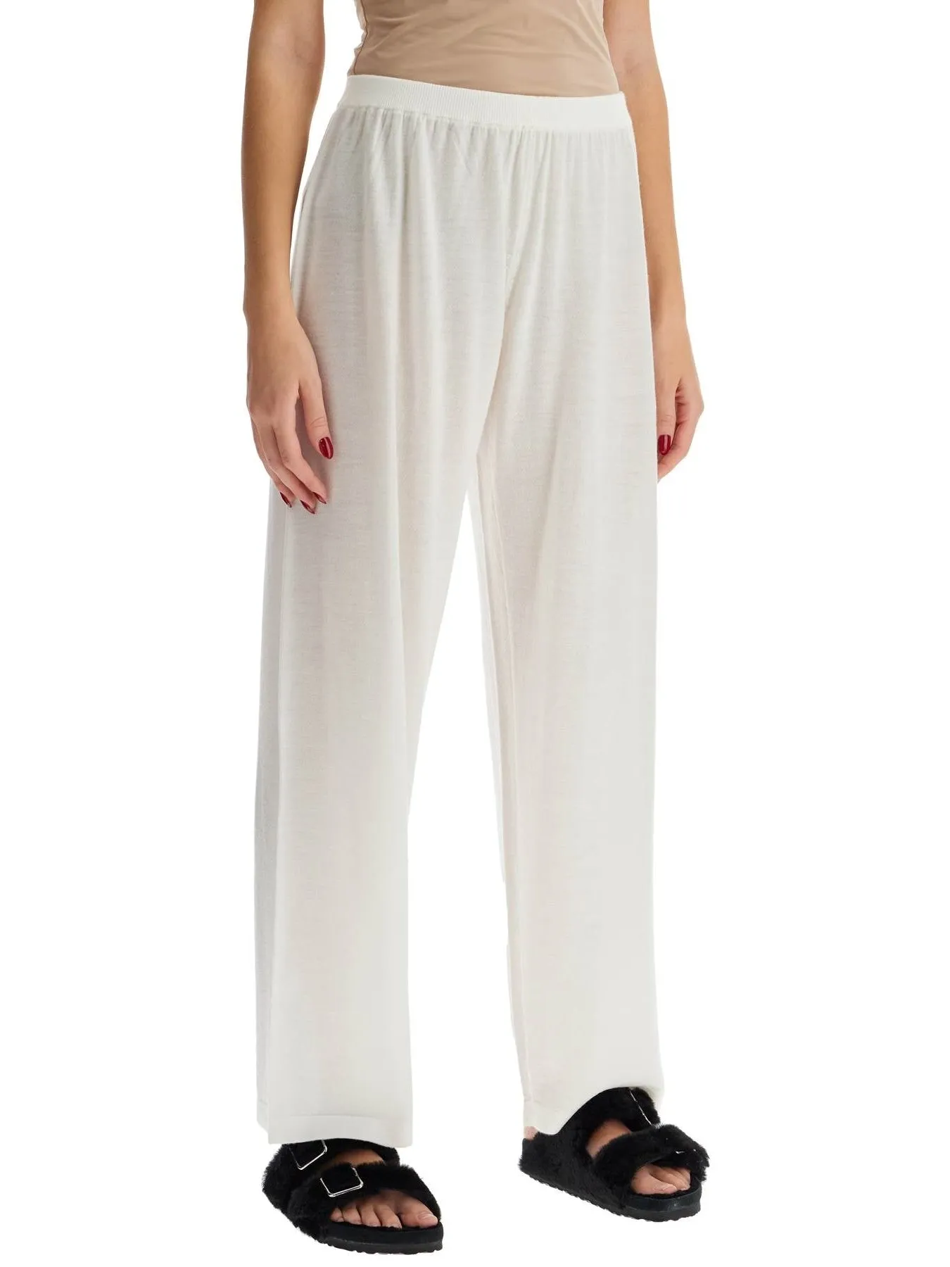 Leo Merino Wool Knit Trousers
