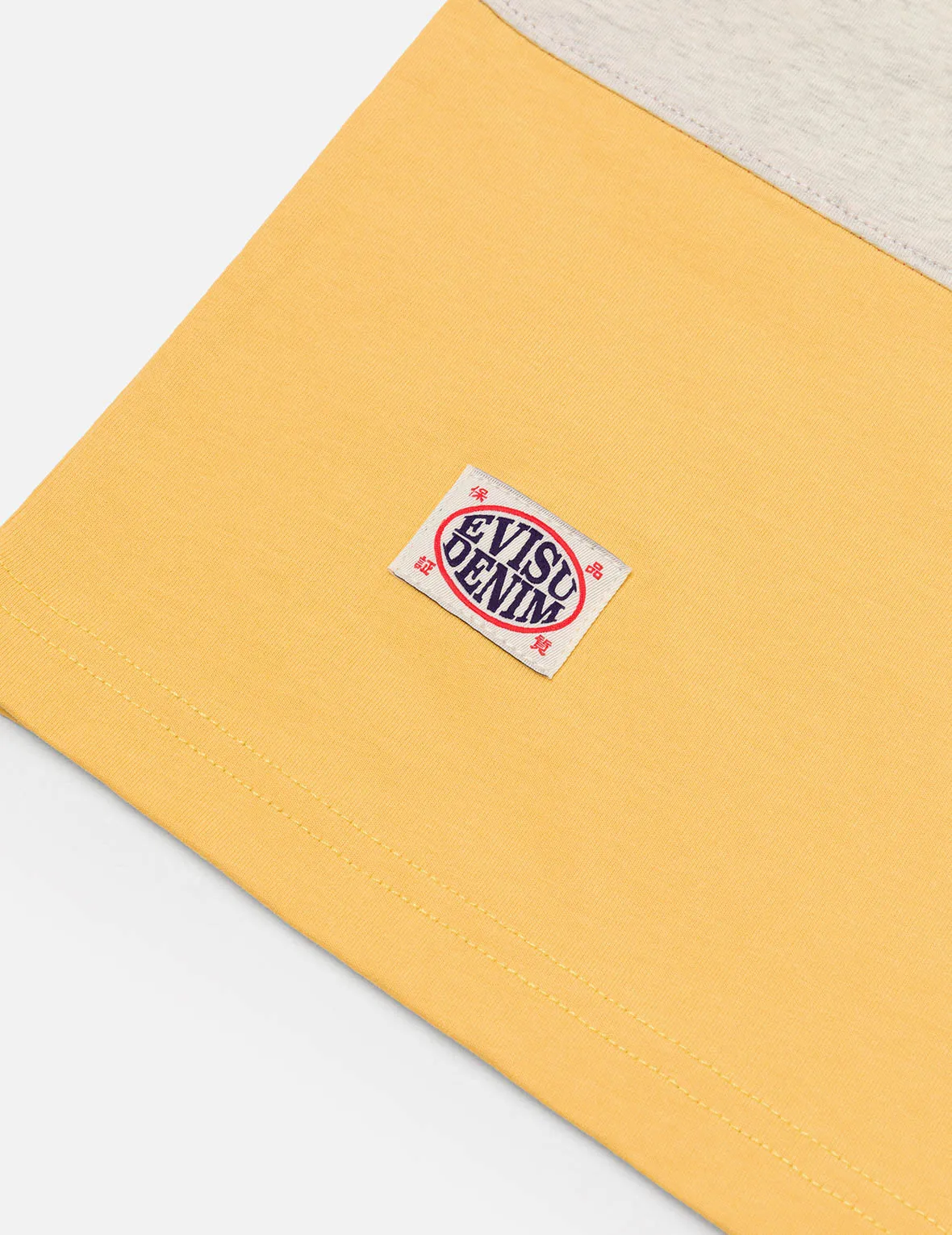 Logo and "91" Appliqué Embroidery Relax Fit Stripe T-Shirt