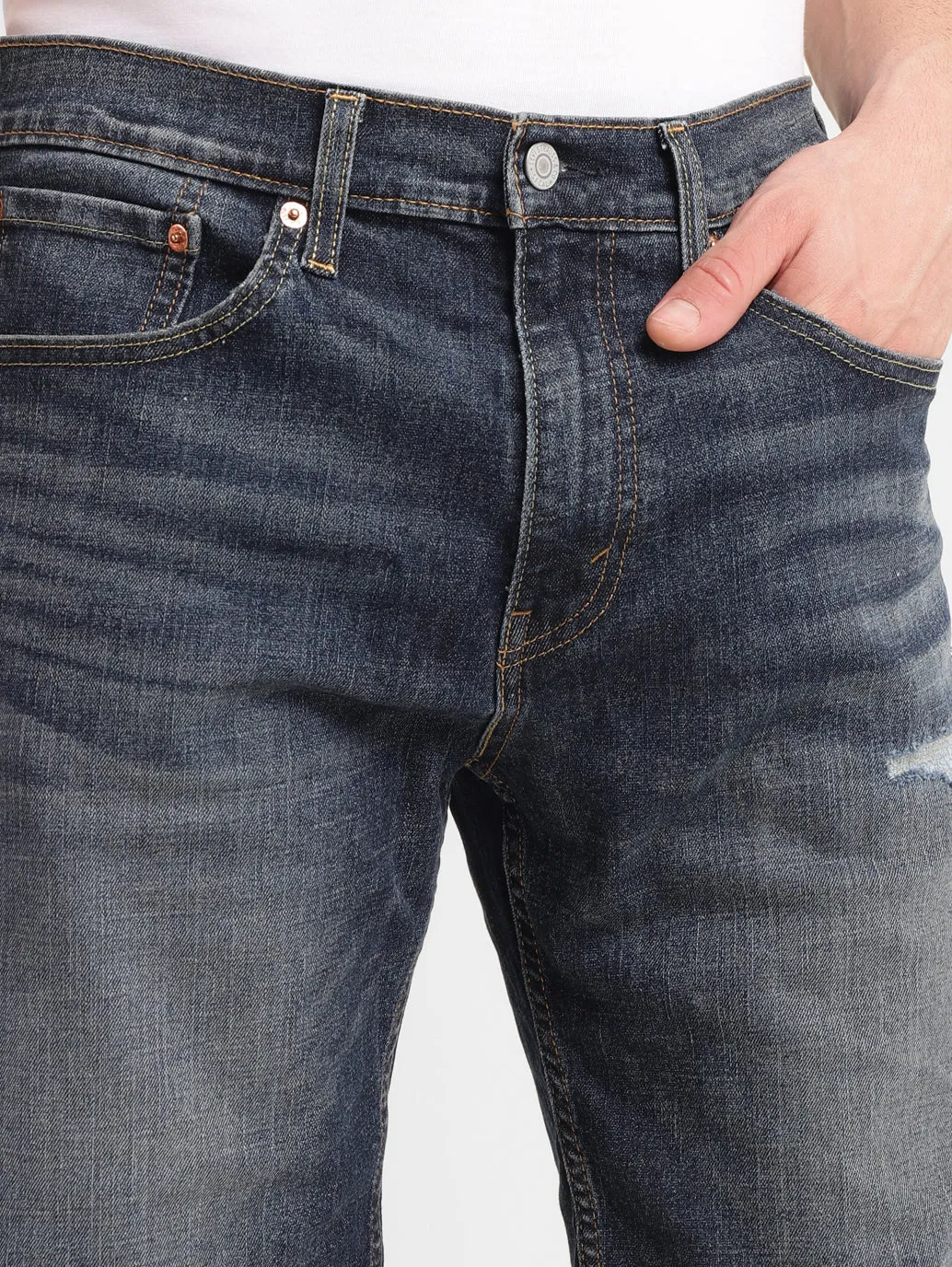 Men's Dark Indigo Regular Fit Shorts