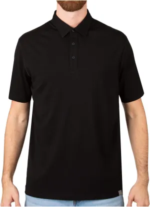MERIWOOL Mens Short Sleeve Polo Shirt Lightweight Merino Wool Base Layer
