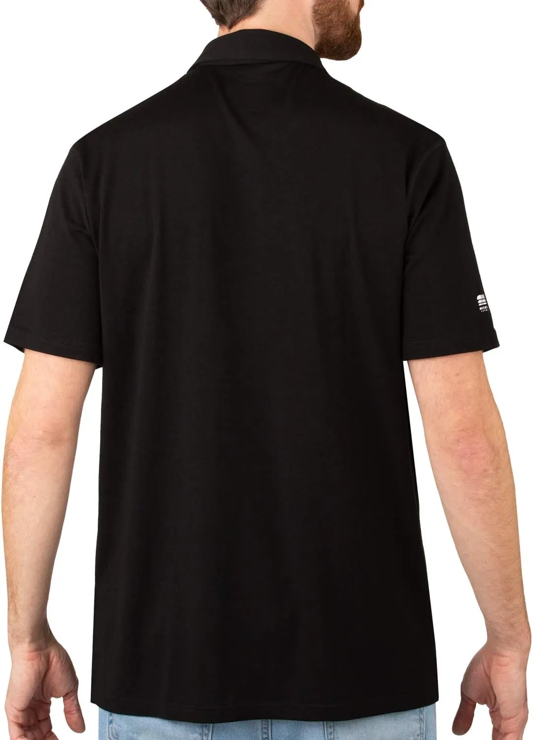 MERIWOOL Mens Short Sleeve Polo Shirt Lightweight Merino Wool Base Layer