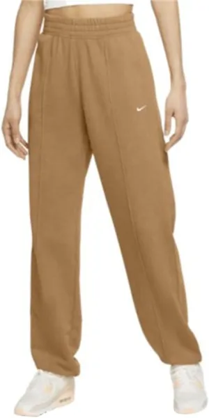 Nike Sportswear Essential Fleece Jogger Womens Active Pants Size M, Color: Beige/Hemp