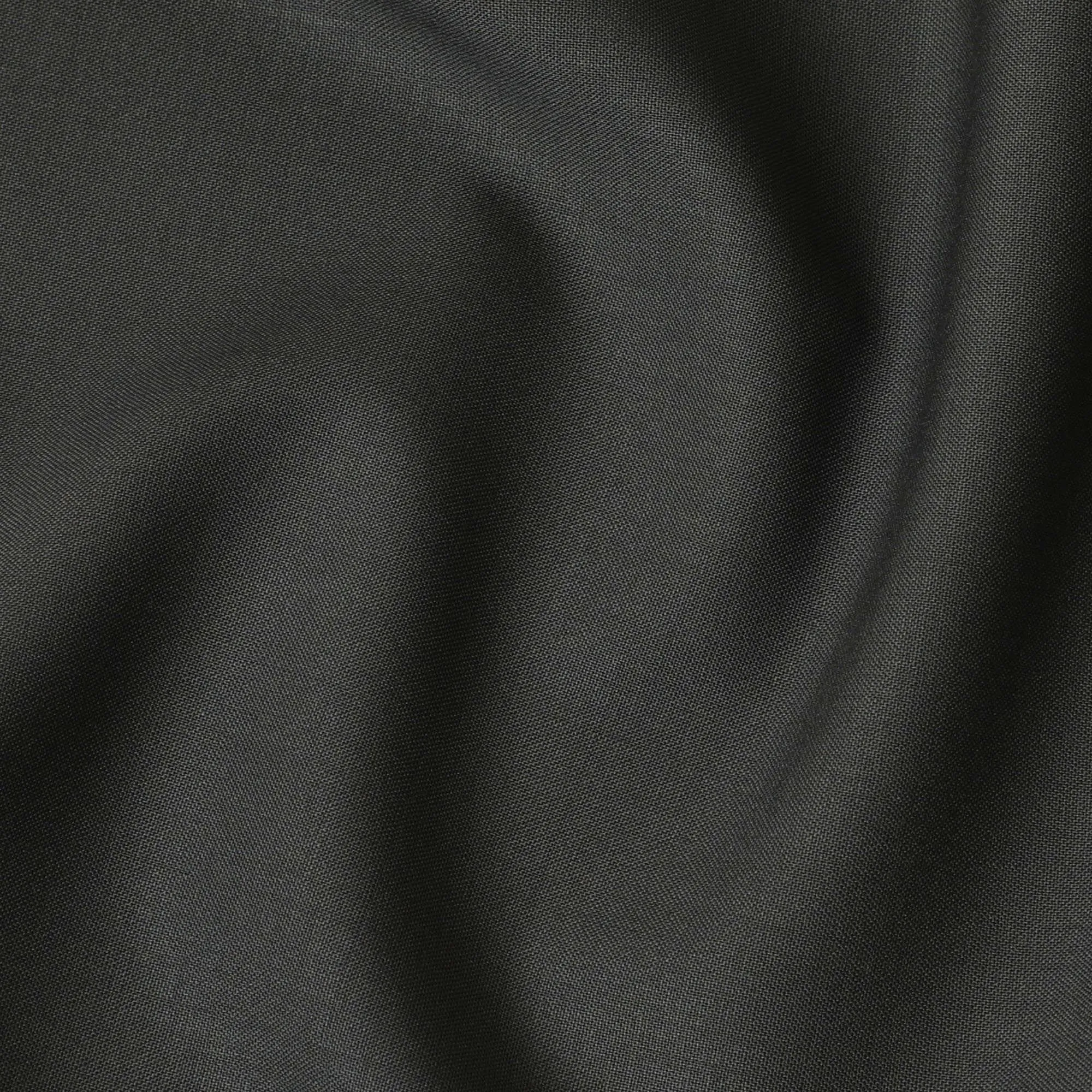Olive Plain Premium Pure Italian all wool suiting fabric-D14691