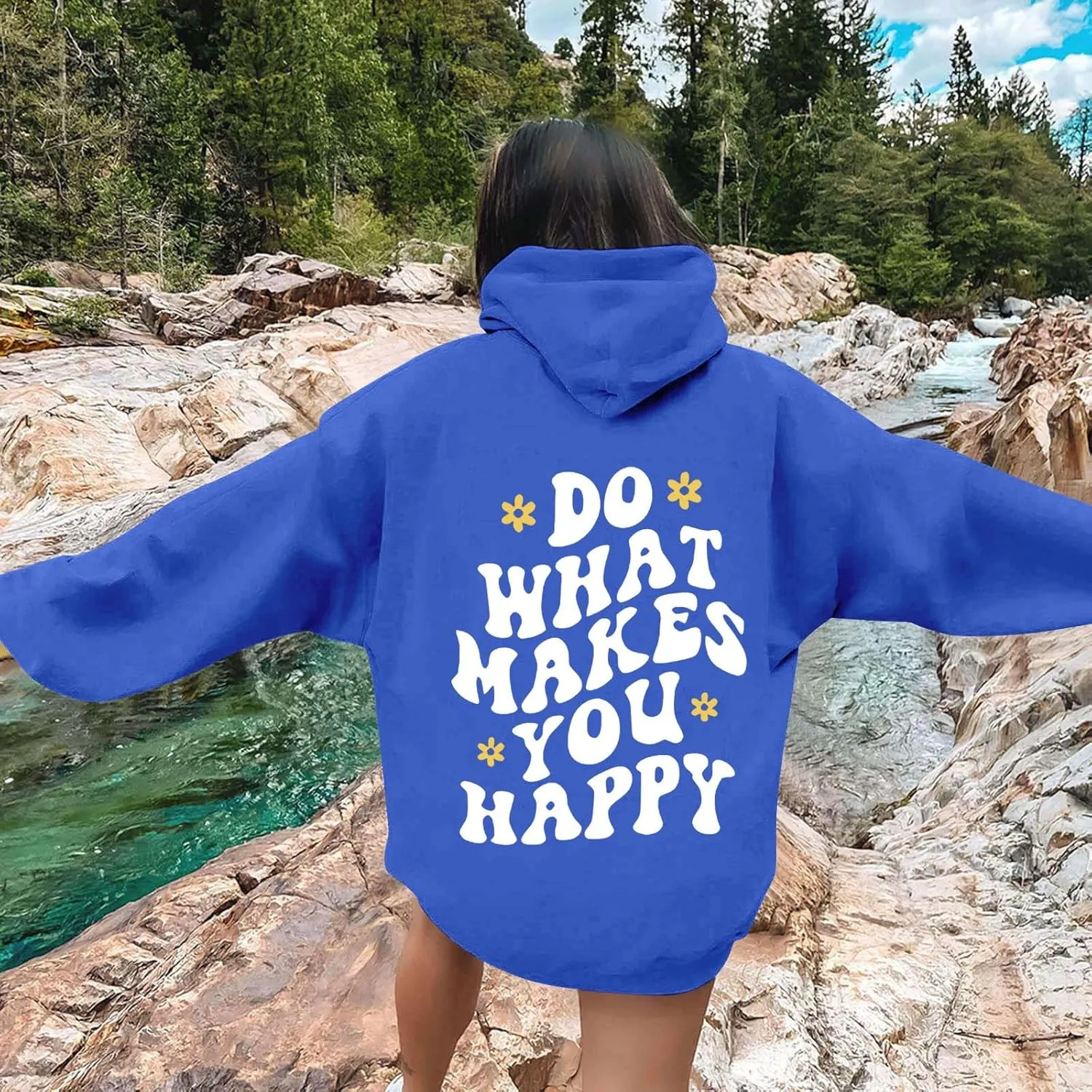 Oversized Hoodies for Women Plus Size Casual Graphic Sweatshirts Y2K Teen Girl Pullover Top Trendy Fall Clothes 2024