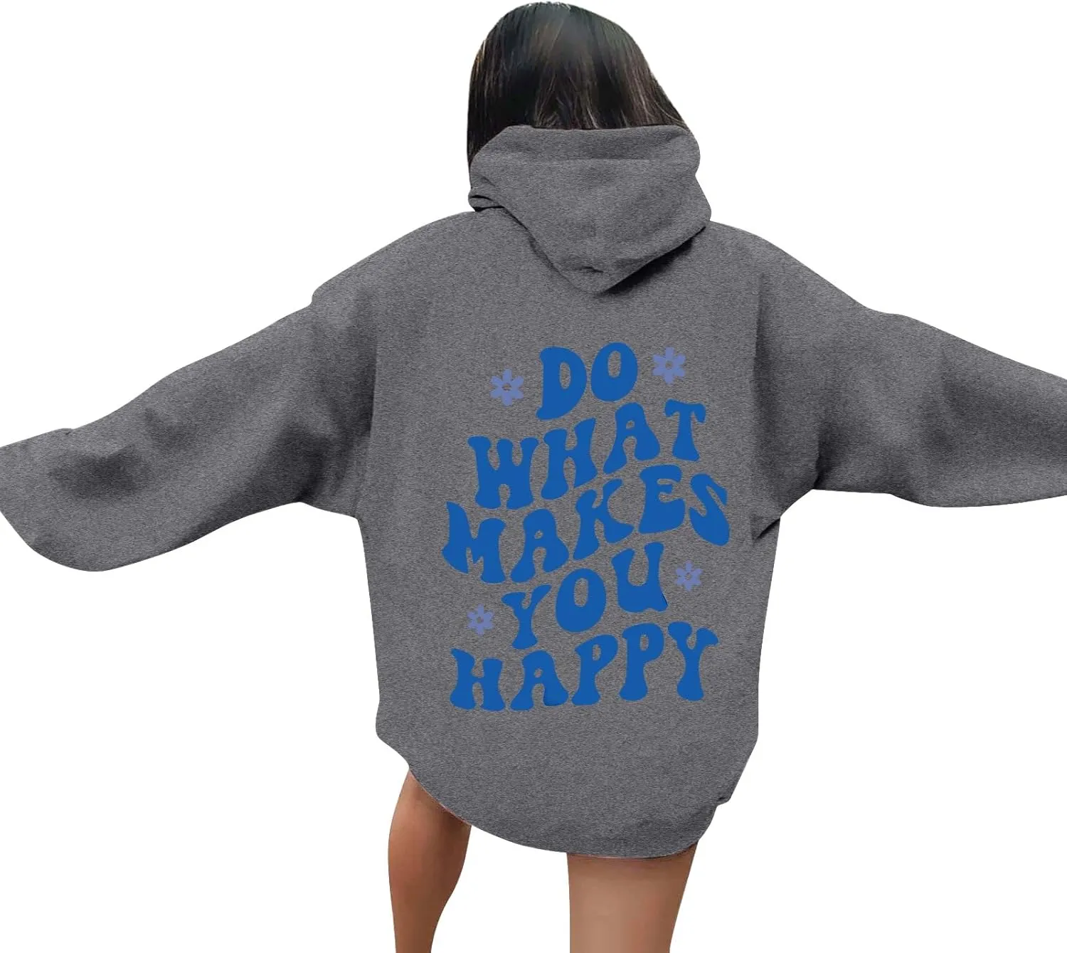 Oversized Hoodies for Women Plus Size Casual Graphic Sweatshirts Y2K Teen Girl Pullover Top Trendy Fall Clothes 2024