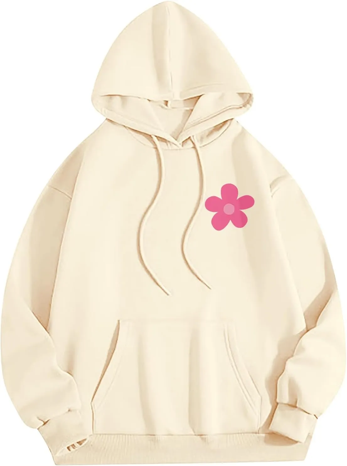 Oversized Hoodies for Women Plus Size Casual Graphic Sweatshirts Y2K Teen Girl Pullover Top Trendy Fall Clothes 2024