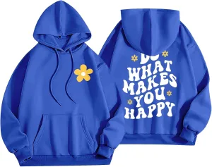 Oversized Hoodies for Women Plus Size Casual Graphic Sweatshirts Y2K Teen Girl Pullover Top Trendy Fall Clothes 2024