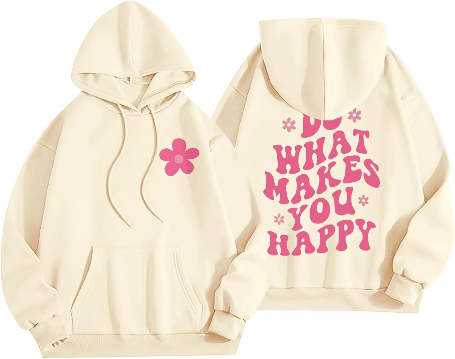 Oversized Hoodies for Women Plus Size Casual Graphic Sweatshirts Y2K Teen Girl Pullover Top Trendy Fall Clothes 2024