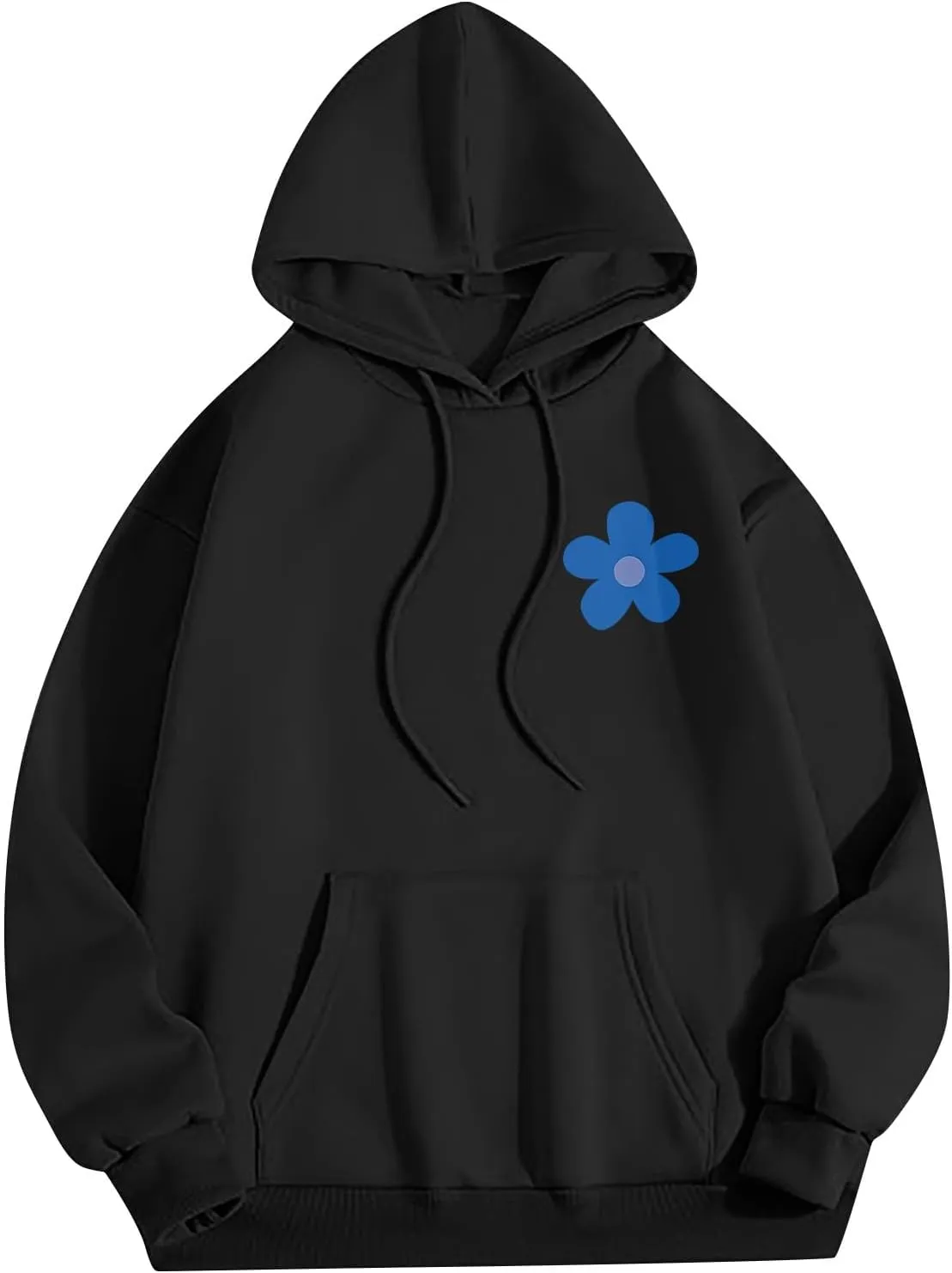 Oversized Hoodies for Women Plus Size Casual Graphic Sweatshirts Y2K Teen Girl Pullover Top Trendy Fall Clothes 2024