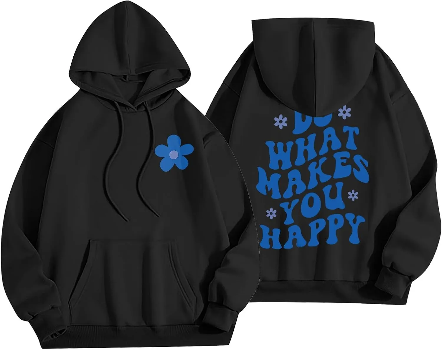 Oversized Hoodies for Women Plus Size Casual Graphic Sweatshirts Y2K Teen Girl Pullover Top Trendy Fall Clothes 2024