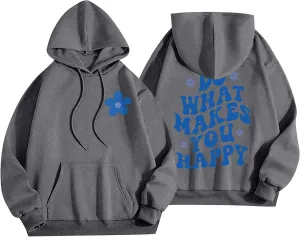 Oversized Hoodies for Women Plus Size Casual Graphic Sweatshirts Y2K Teen Girl Pullover Top Trendy Fall Clothes 2024