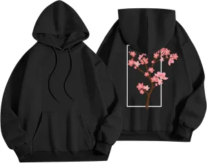 Oversized Hoodies for Women Plus Size Casual Graphic Sweatshirts Y2K Trendy Fall Pullover Top Teen Girls Clothes
