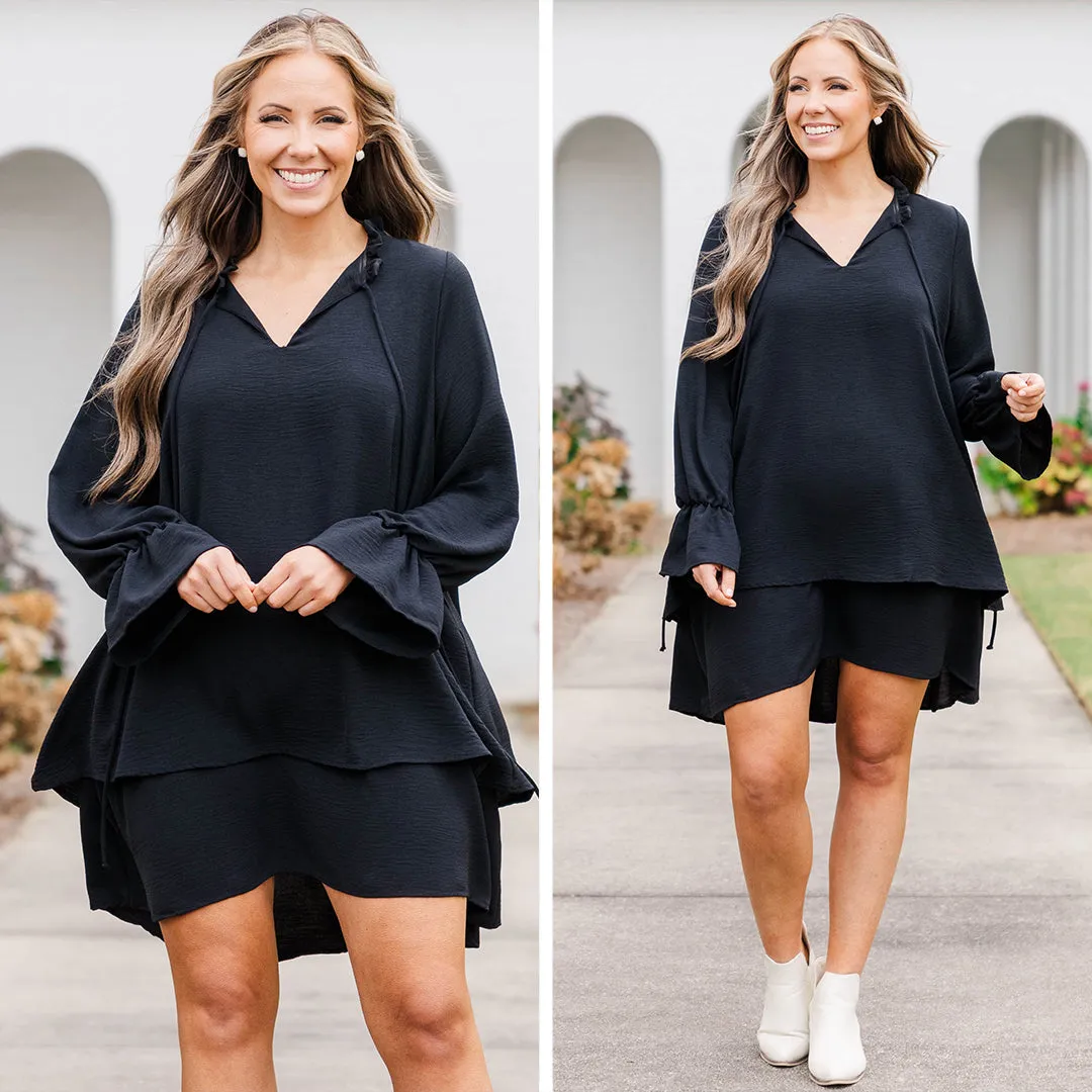 Reply For Me Dress, Black