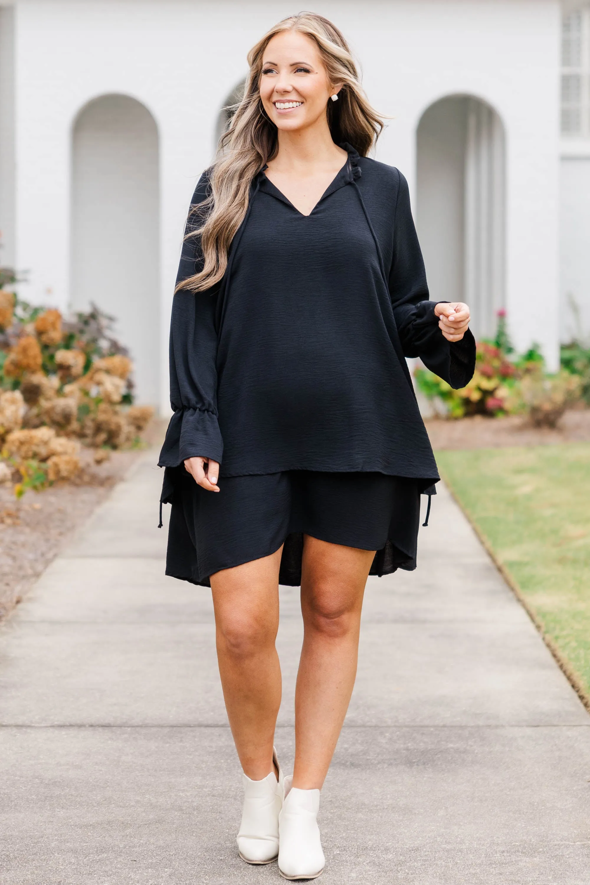 Reply For Me Dress, Black