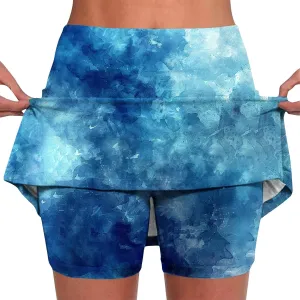 RKSTN Womens Skorts with Pockets Tummy Control Plus Size Skirts for Women High Waist Athletic Sports Pants Workout Shorts