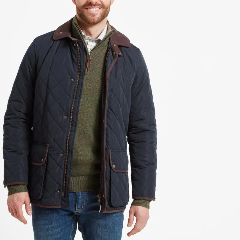 Schoffel Barrowden Mens Quilted Jacket - Midnight