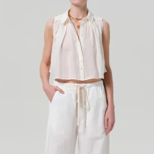 Sleeveless Ambrose Top (Vanilla)