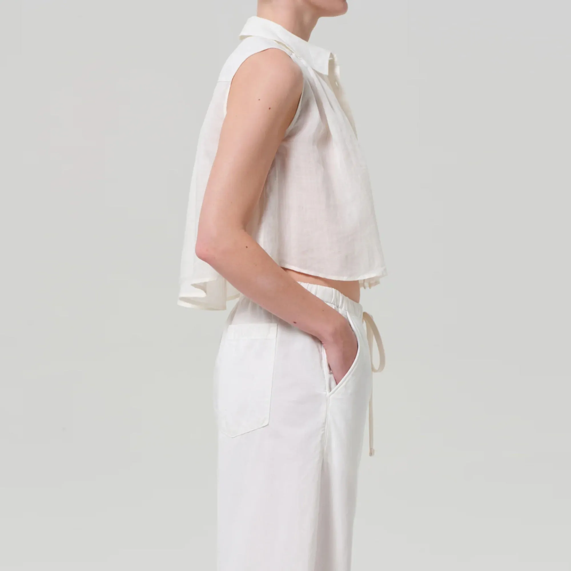 Sleeveless Ambrose Top (Vanilla)