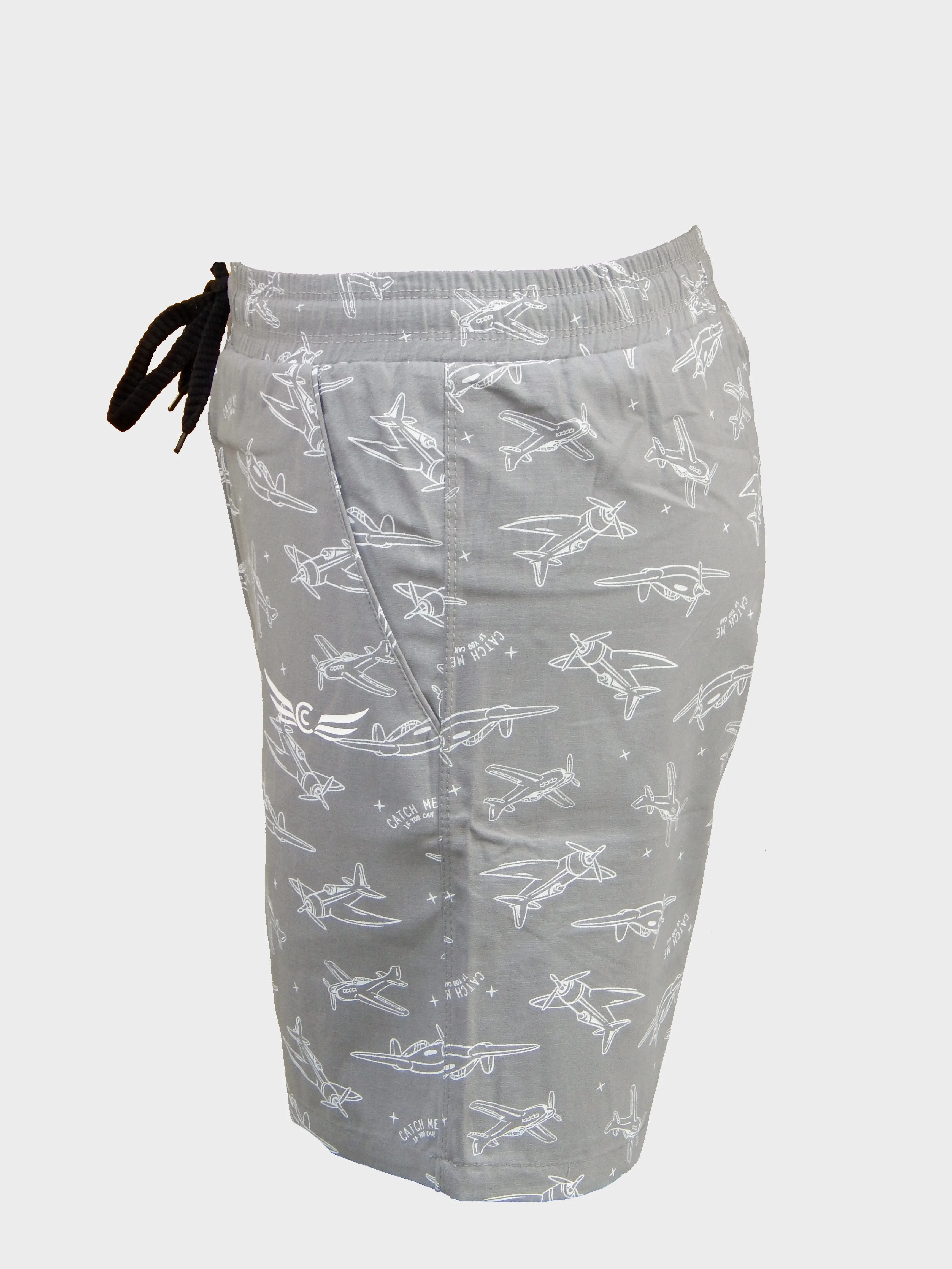 Solid Men Shorts (Grey) (Pack of 1)