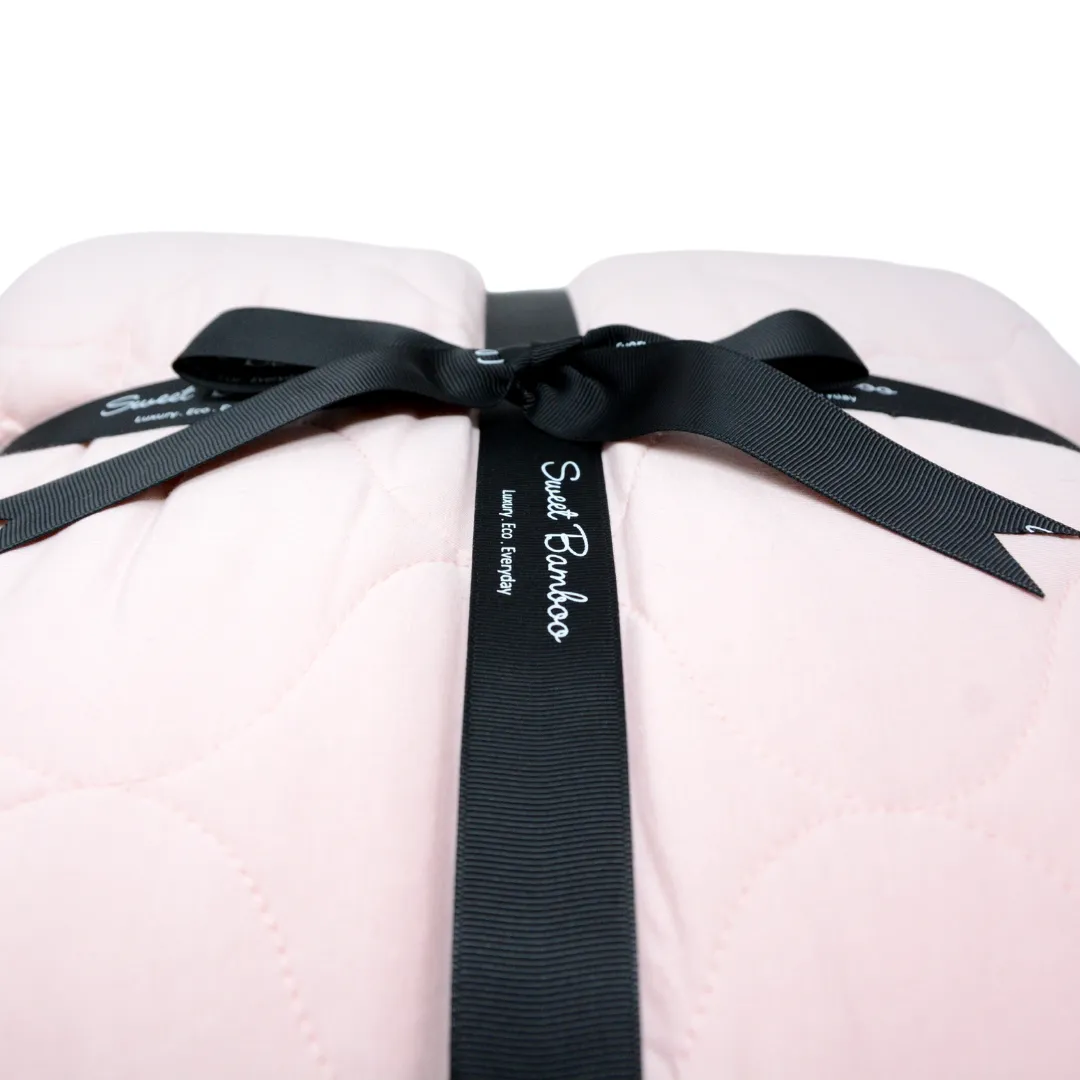 Sweet Bamboo Quilted Blanket - Perfect Pink