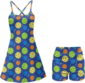 Tennis Dress for Women Summer Casual 2 in 1 Golf Skort Sport Workout Athletic Outfits with Built in Short XS-2XL