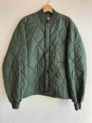 Vintage 1970s Military Quilted Jacket