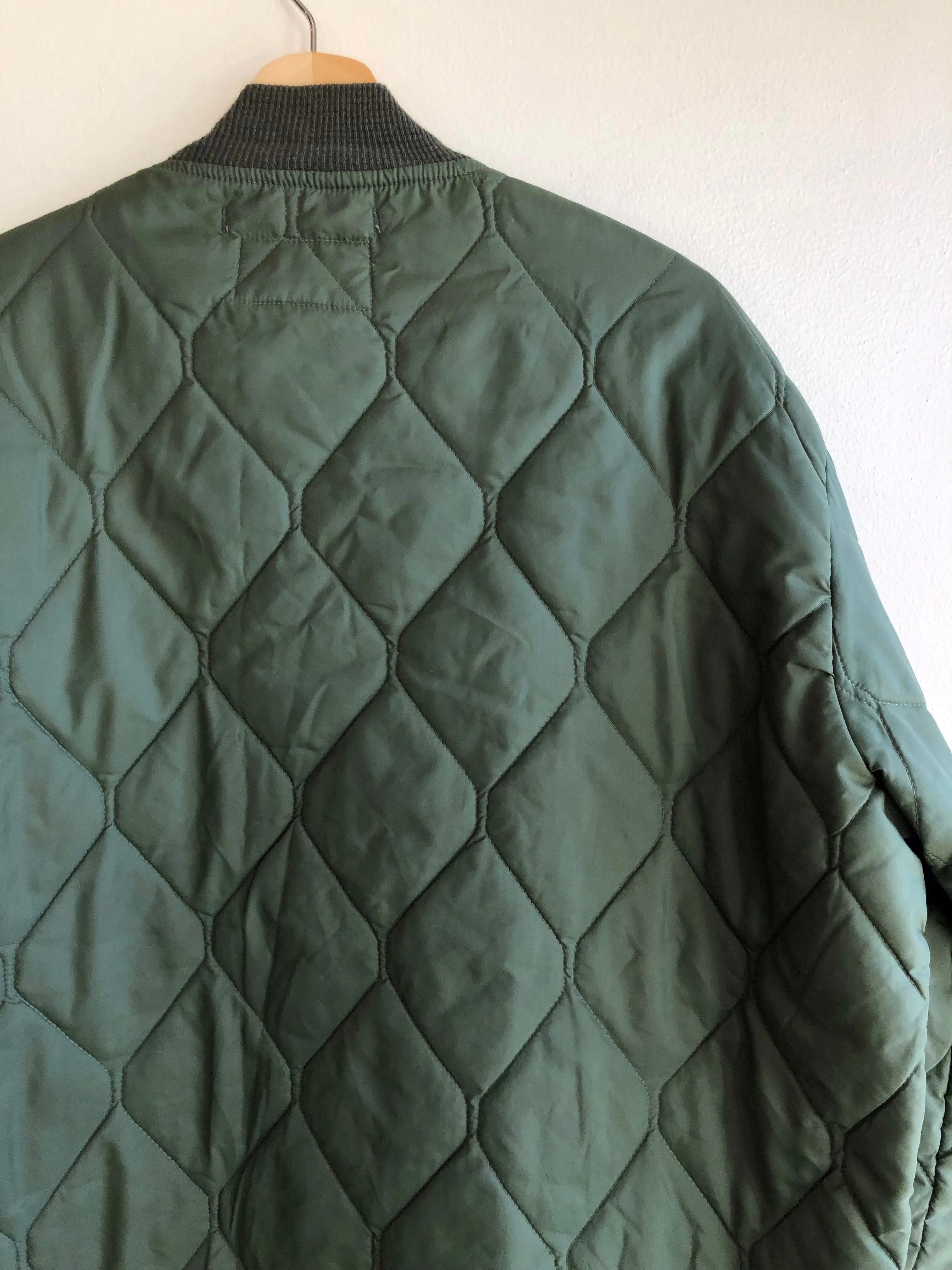 Vintage 1970s Military Quilted Jacket