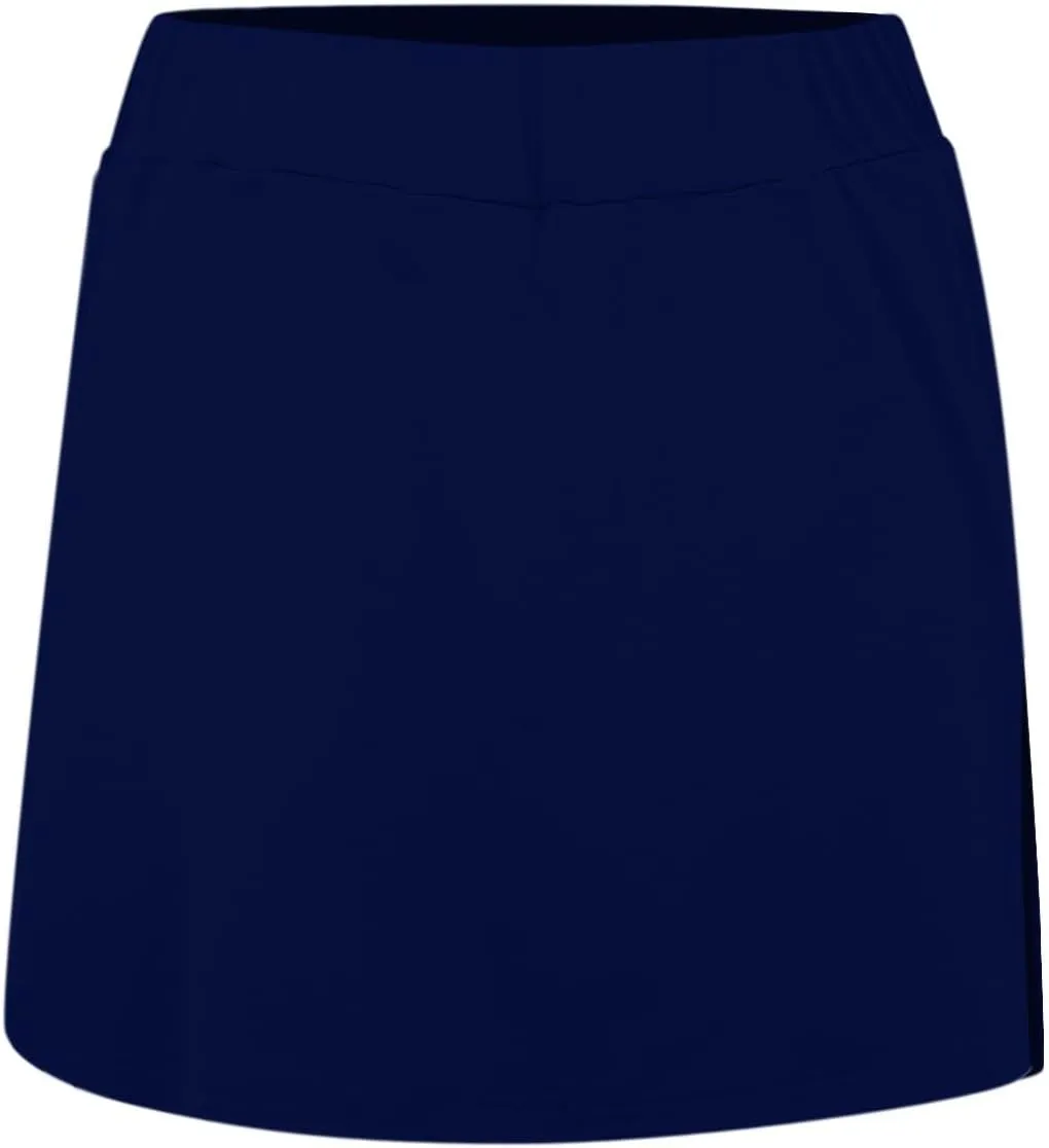 Yoga Skorts for Women Mid Waist Athletic Sports Pants with Split Skirt Casual Shorts Tummy Control Plus Size Skort
